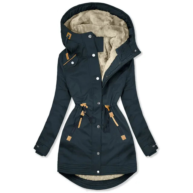 Behaaglijk & weerbestendig dames parka jack