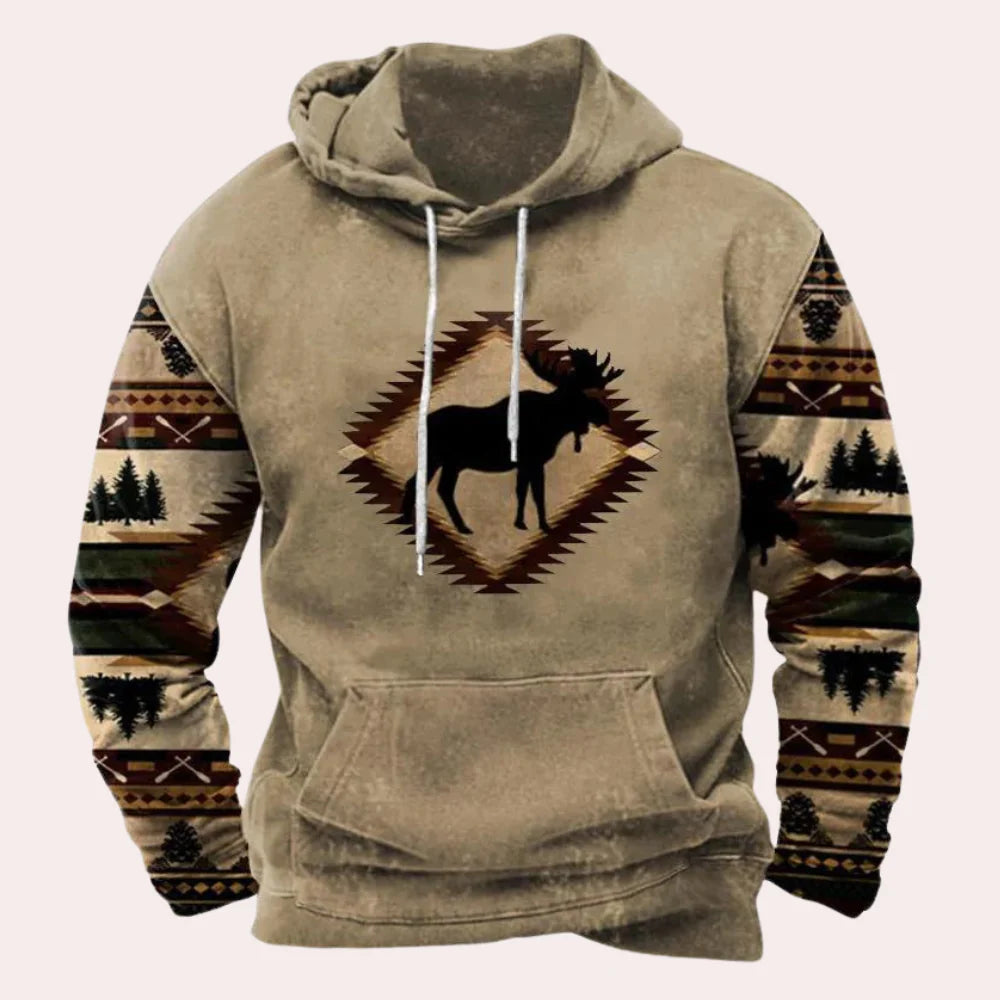 Logan - casual hoodie voor heren