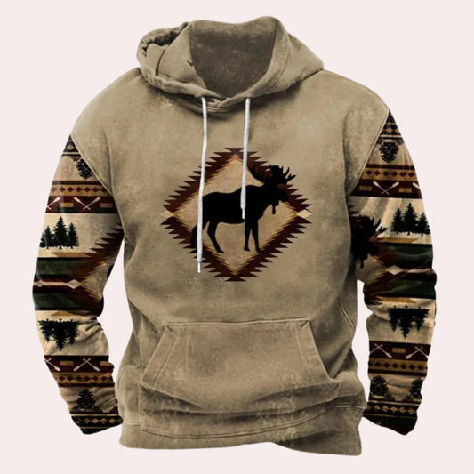 Logan - casual hoodie voor heren