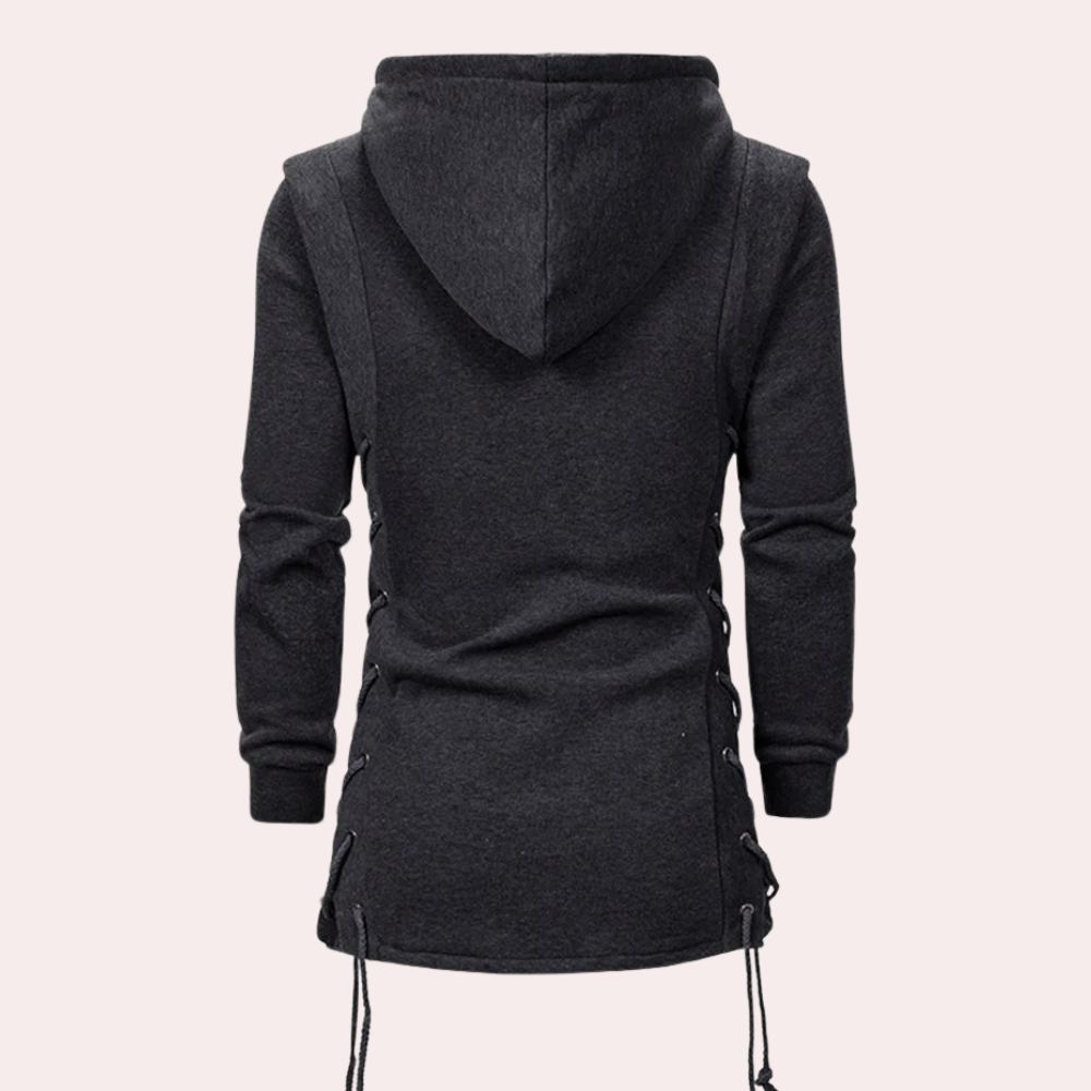 Stijlvolle herenjas met capuchon alfons collectie