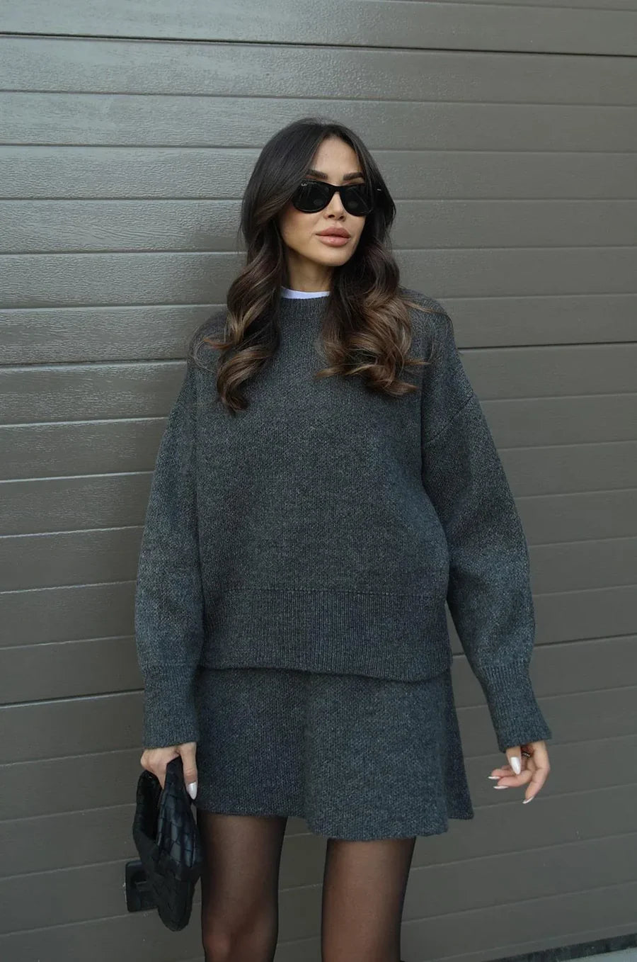 Helena - elegante gebreide comfort damesset