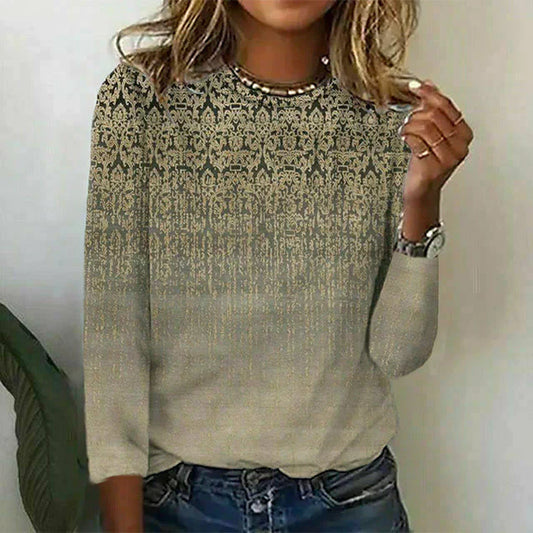 Rylee - vintage t-shirt met kleurverloop