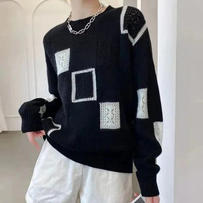 Alaina - stijlvolle damestrui met patchwork-design