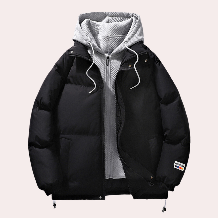 Olman - modieuze herenjas met capuchon