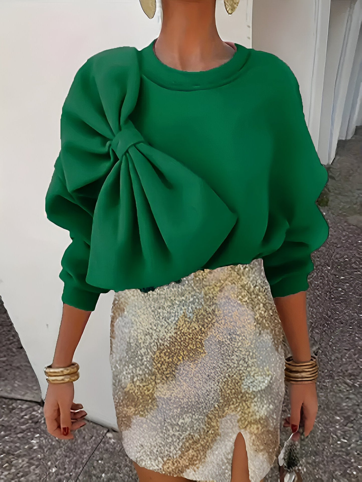 Neysha | stijlvolle sweater met grote strik