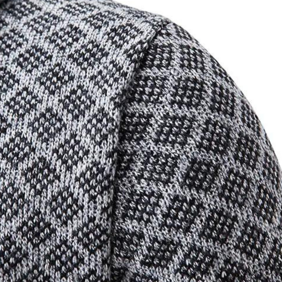 Kekoa- stijlvol gebreid vest met capuchon voor heren