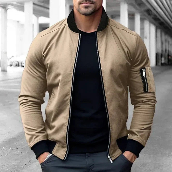 Balazs - leren pilotenjack vintage stijl voor heren