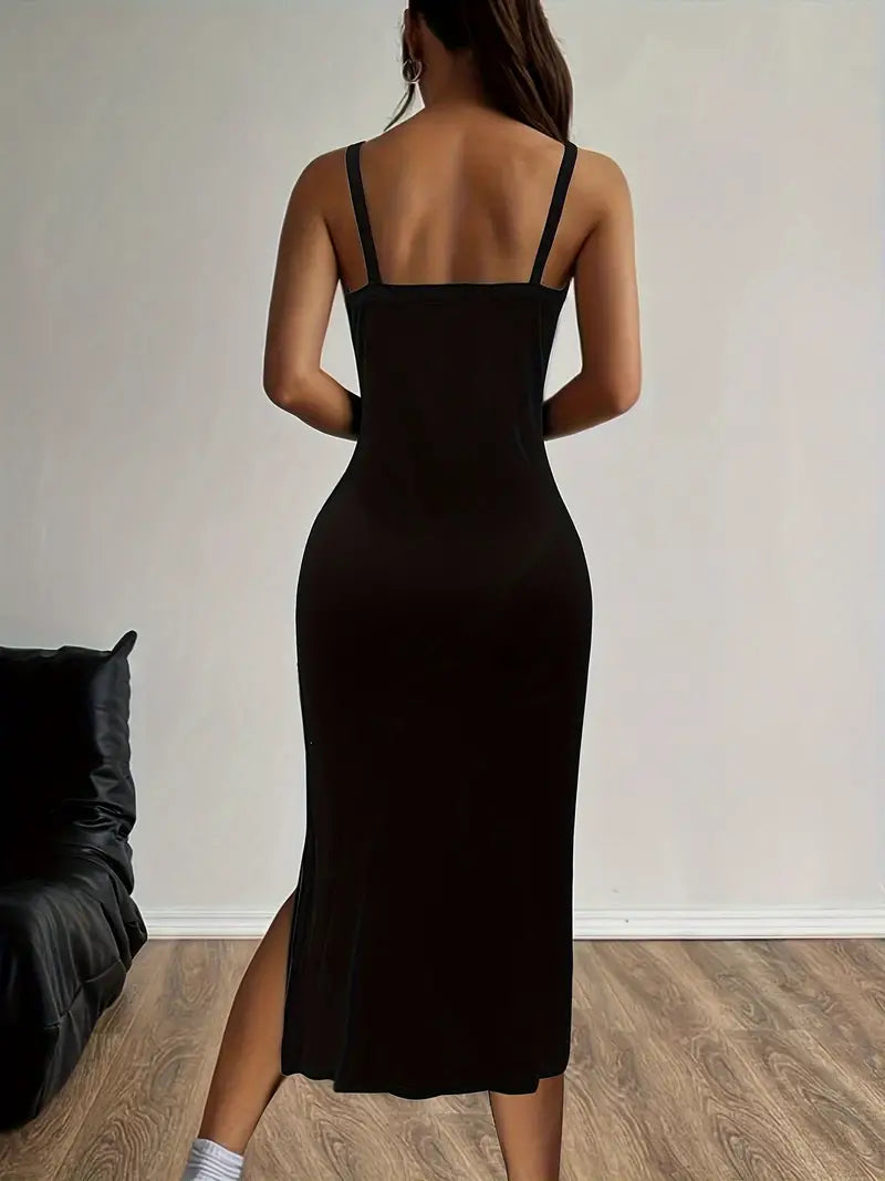 Lydia – elegante, mouwloze, slanke cami-jurk