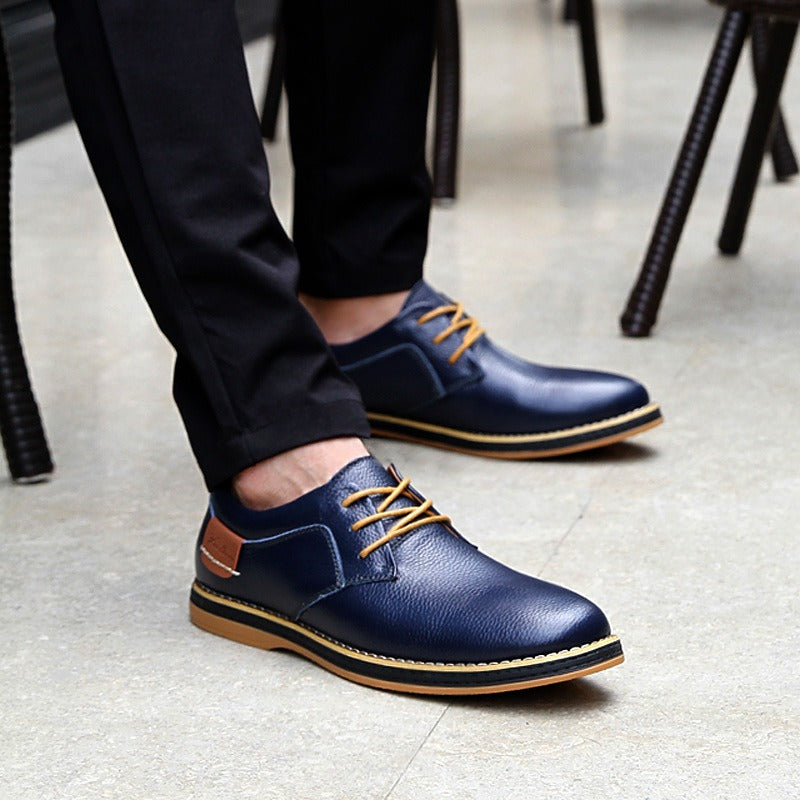 Hoge kwaliteit leren oxford herenschoenen in diverse kleuren