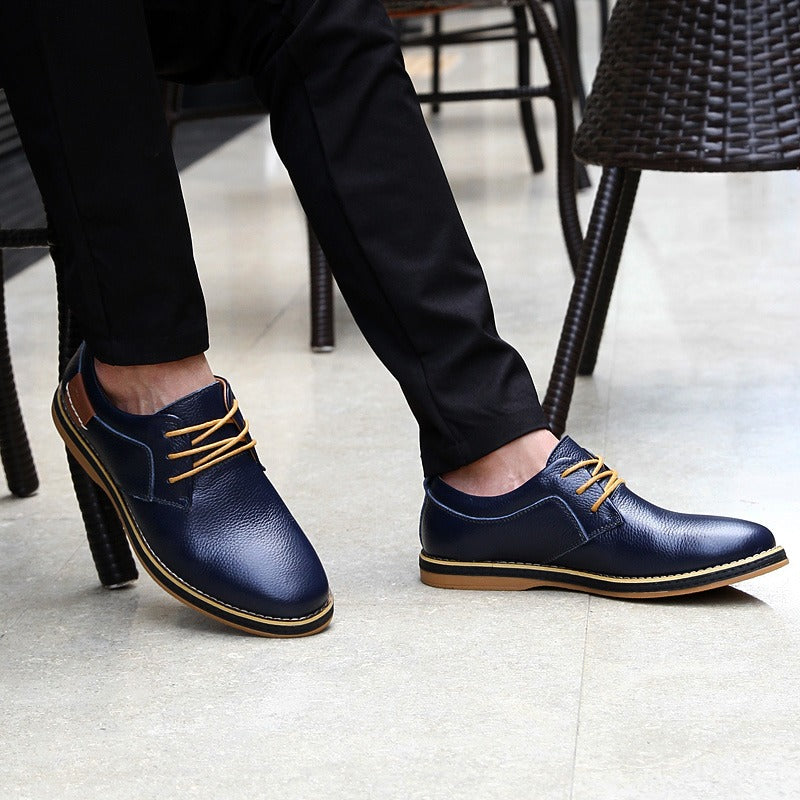 Hoge kwaliteit leren oxford herenschoenen in diverse kleuren