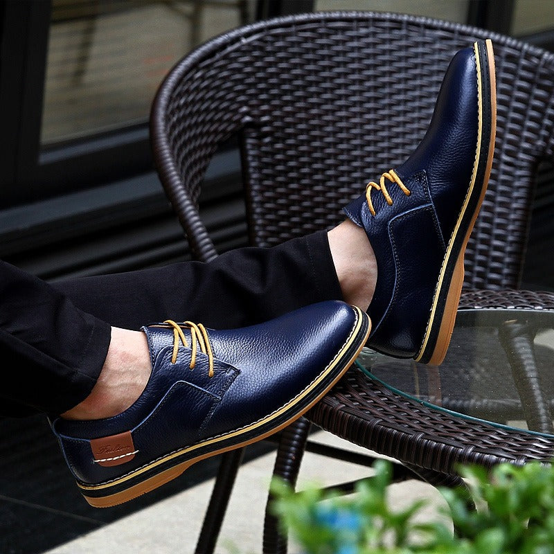 Hoge kwaliteit leren oxford herenschoenen in diverse kleuren