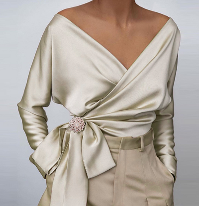 Daniela - zijden blouse zomer