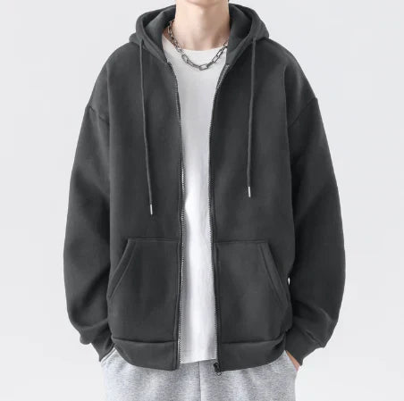 Nuno - casual herenhoodie met relaxte pasvorm