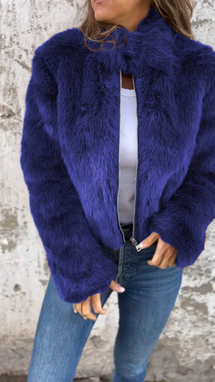 Hoop - luxe fur comfort damesjas