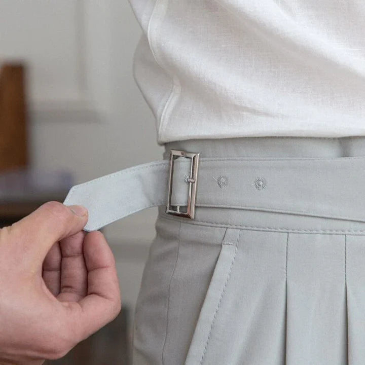 Romeo - klassieke broek met gespen