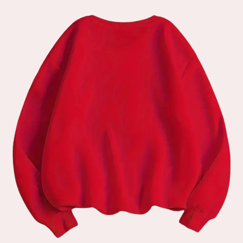 Juju - eenvoudig kerstvest voor dames