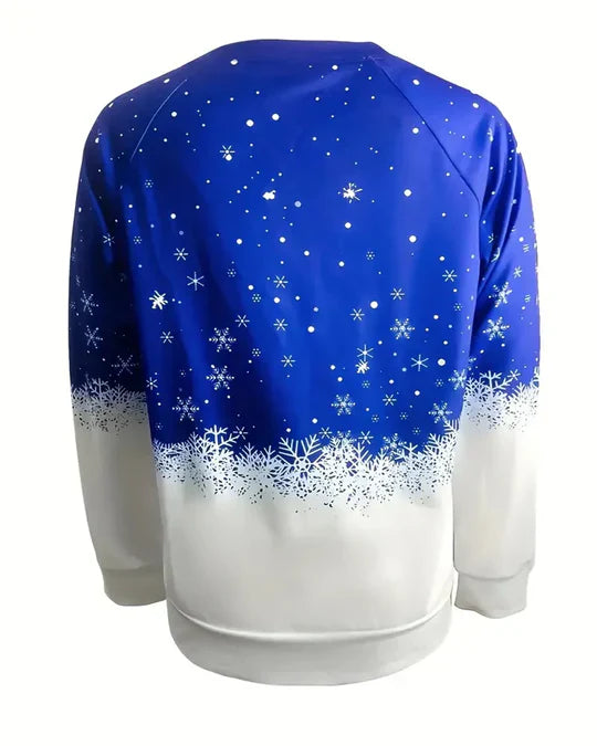 Trui met ronde hals en lange mouwen voor dames