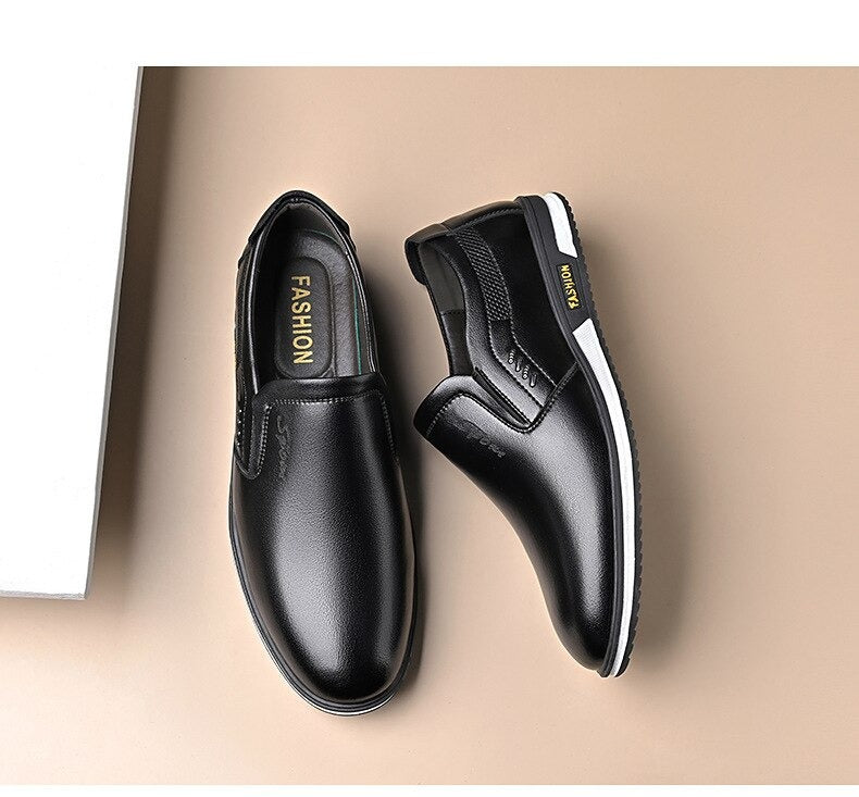Elegante leren herenschoenen in verschillende kleuren
