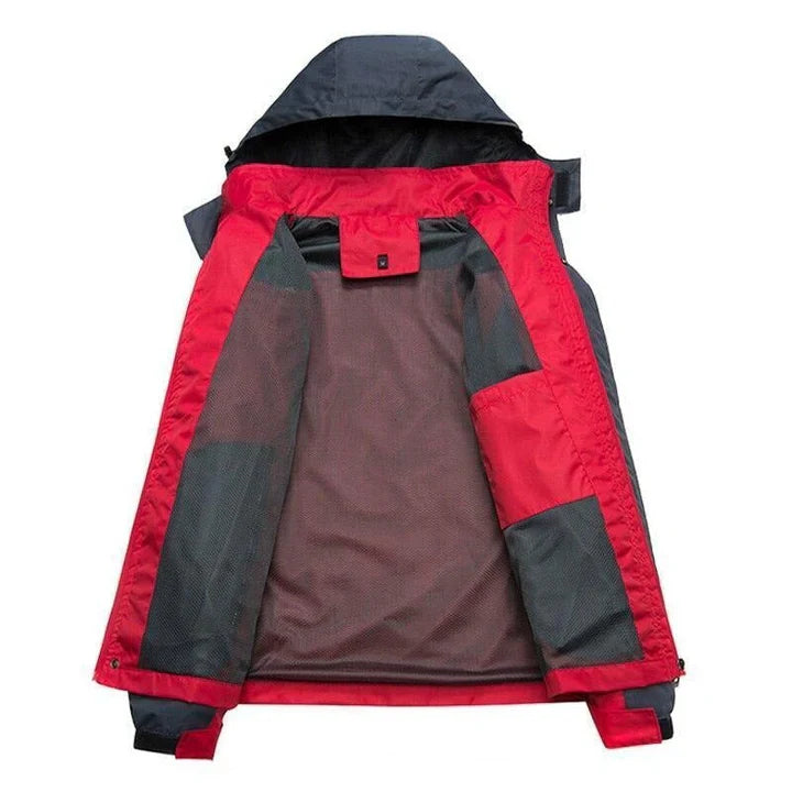 Tweekleurige -winterjas voor heren
