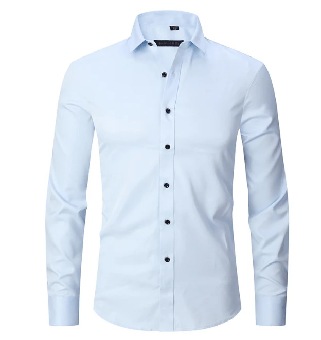 Normand - shirt met lange mouwen elegante formele stijl