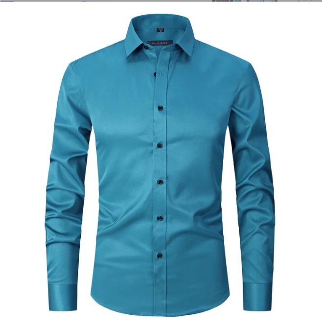 Normand - shirt met lange mouwen elegante formele stijl
