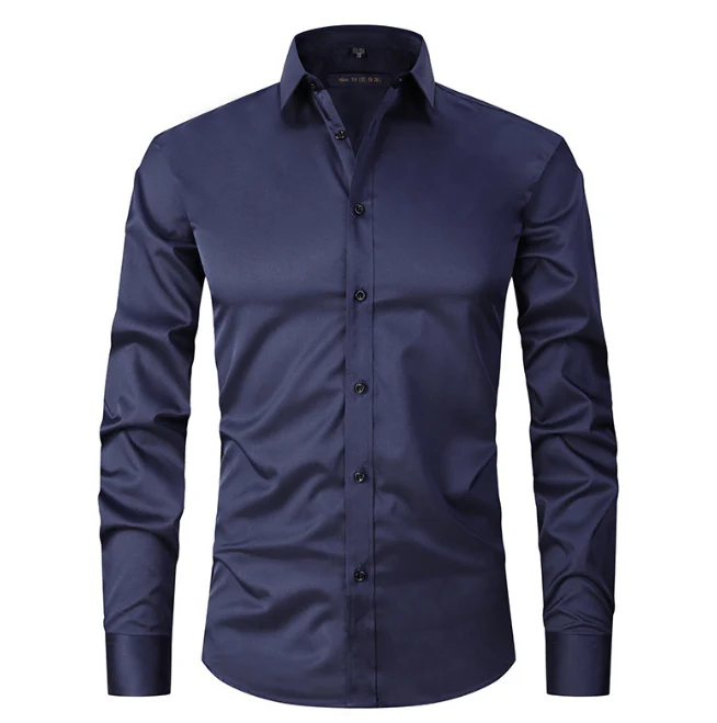Normand - shirt met lange mouwen elegante formele stijl