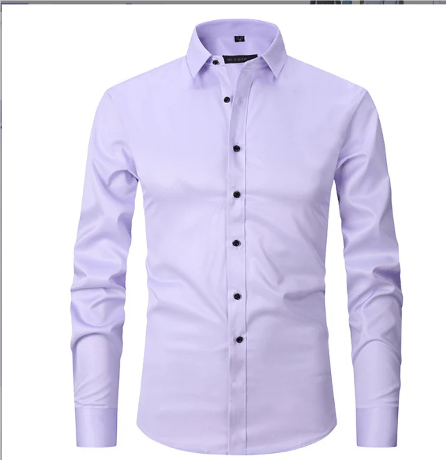 Normand - shirt met lange mouwen elegante formele stijl