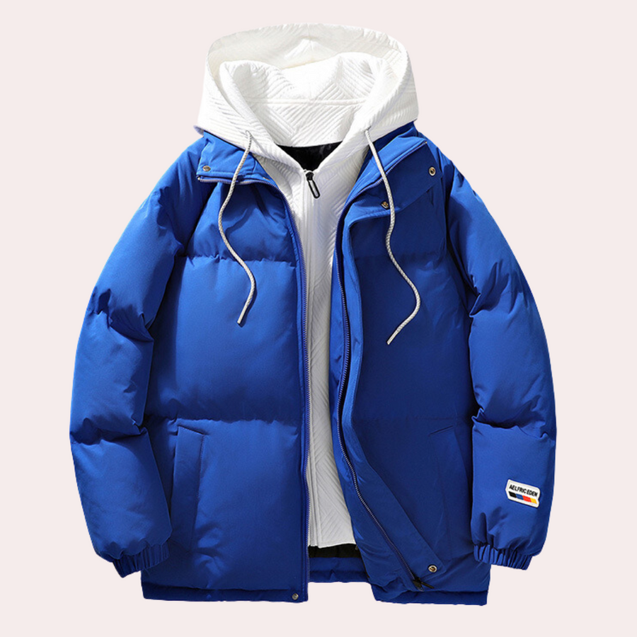 Olman - modieuze herenjas met capuchon