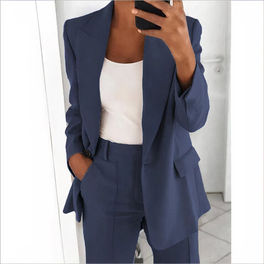 Olivia – 2-delige dameskantooroutfit
