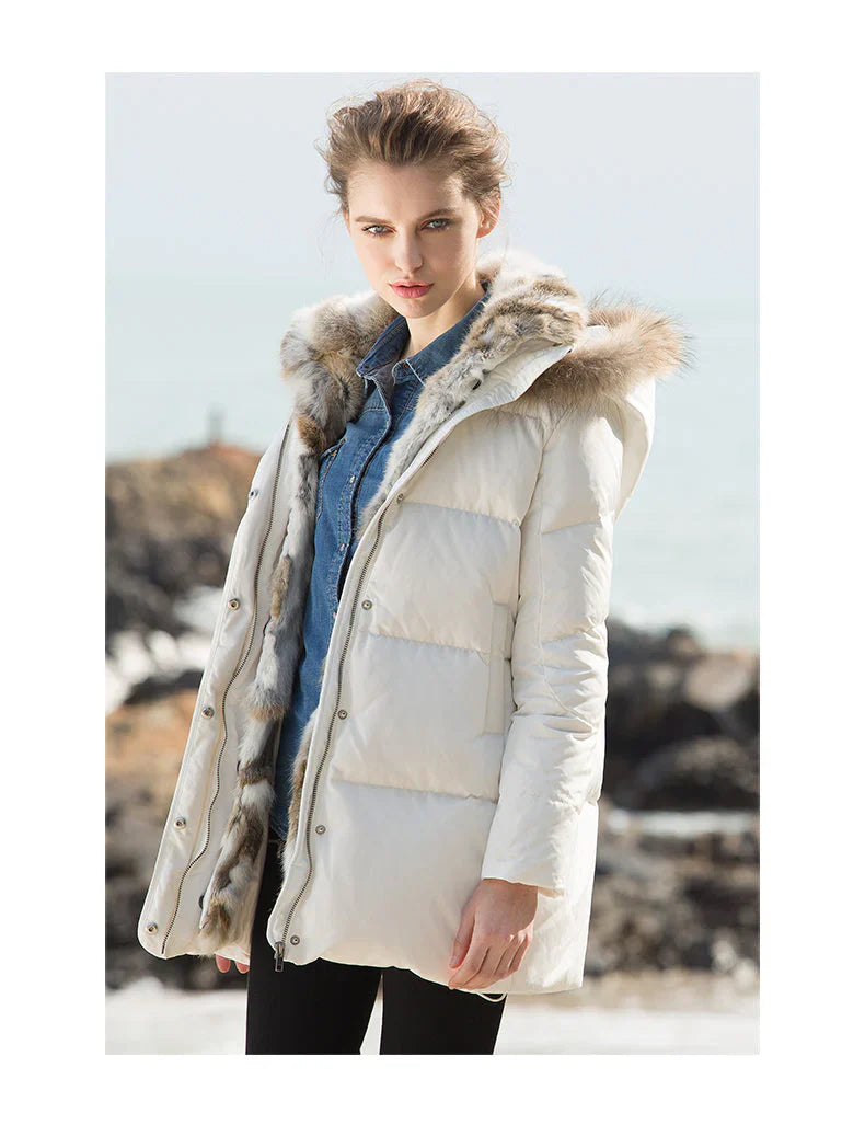 Hermelien | dames winterparka | warmte