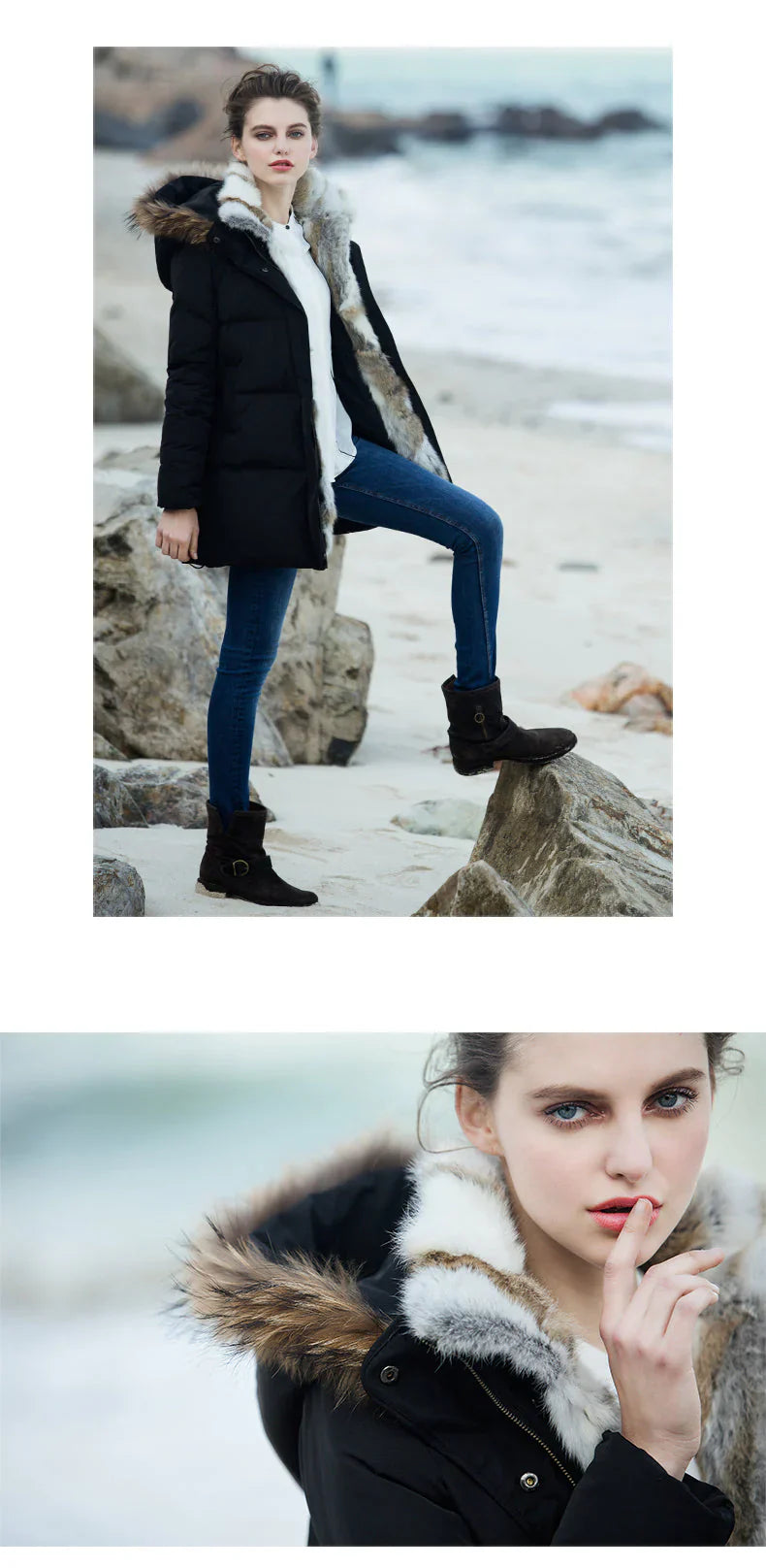 Hermelien | dames winterparka | warmte