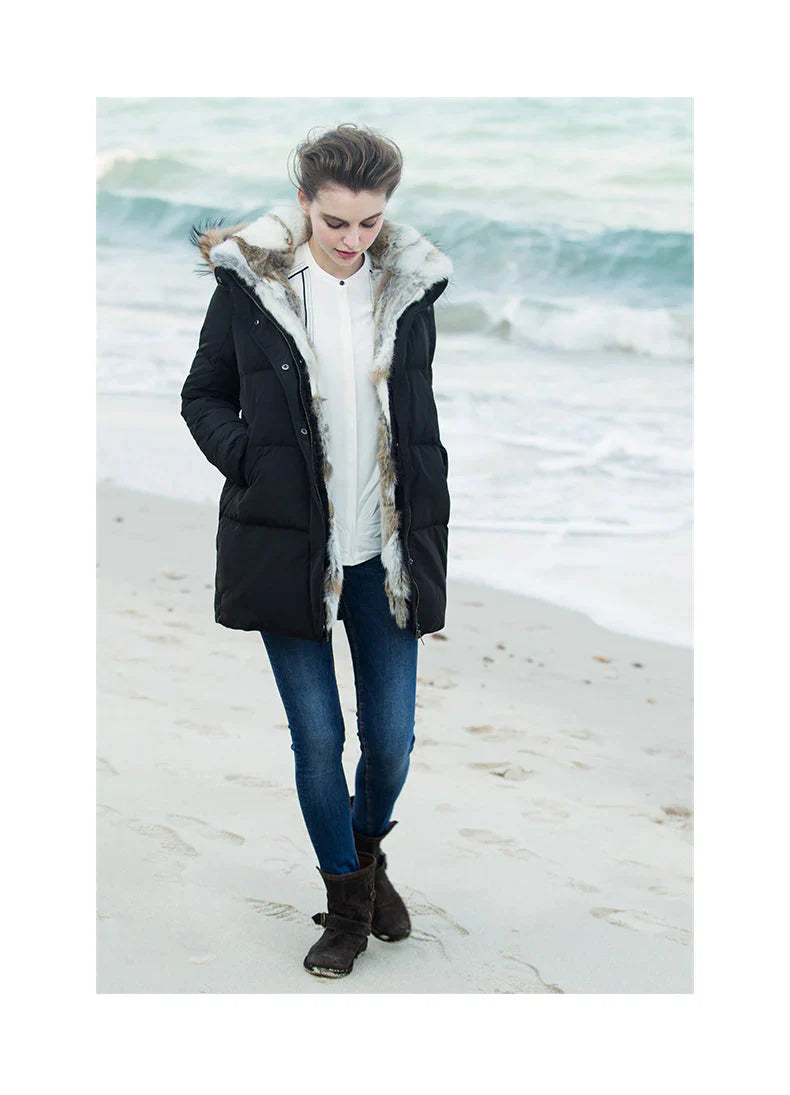 Hermelien | dames winterparka | warmte