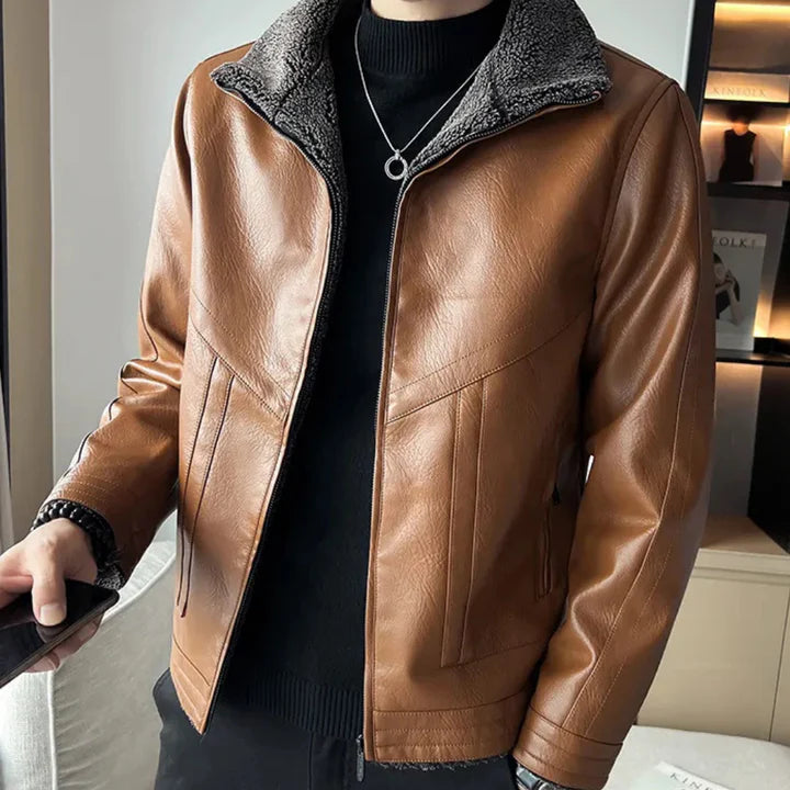 Trendy casual motorjack voor heren