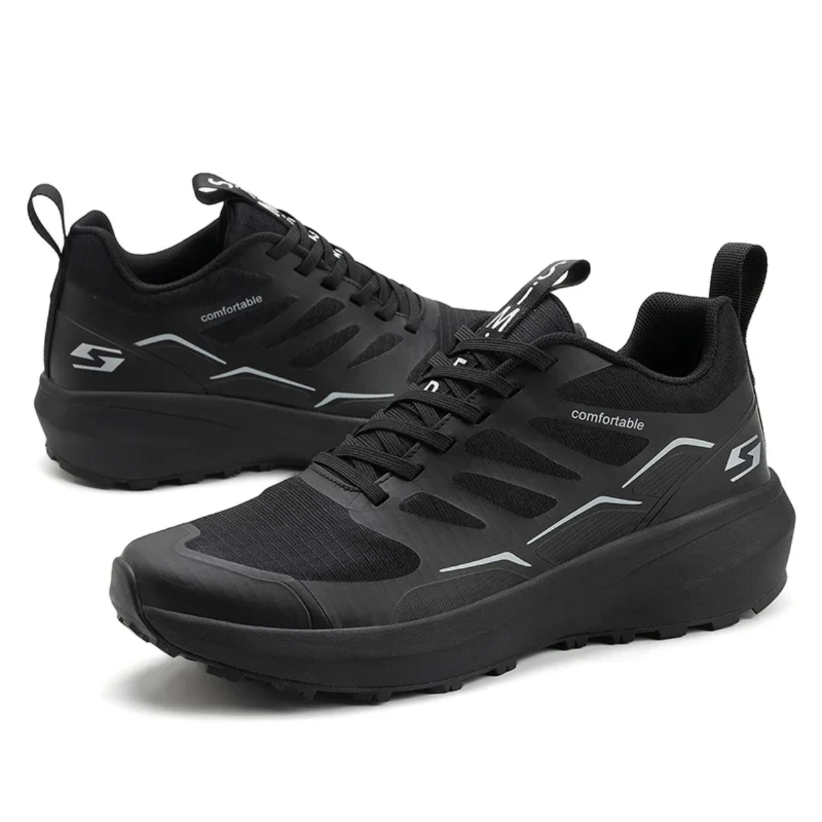 Comfortabele wandelschoenen voor heren met steunzolen