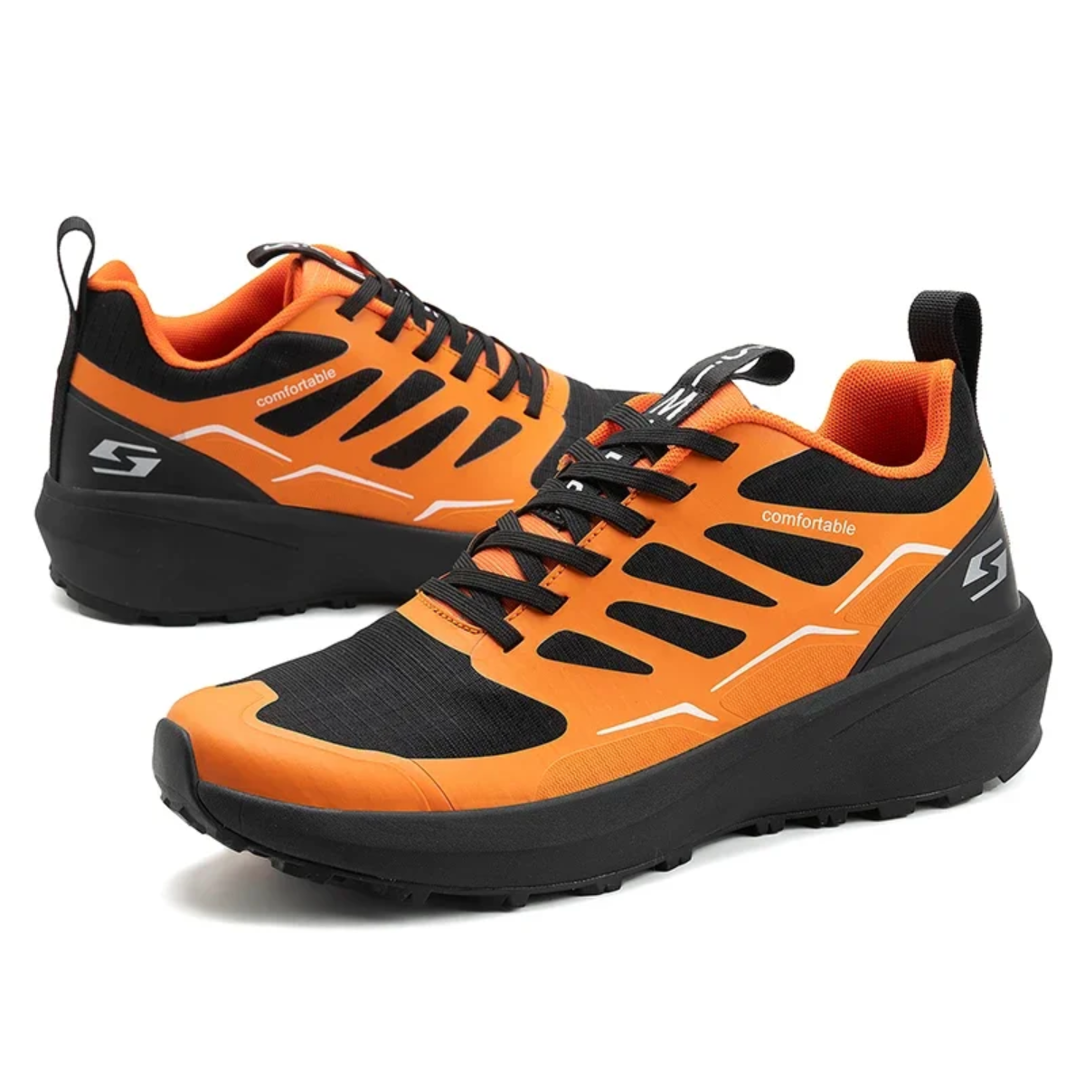 Comfortabele wandelschoenen voor heren met steunzolen