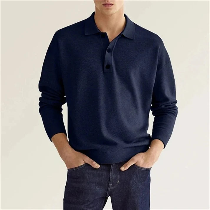 Elias - poloshirt lange mouwen