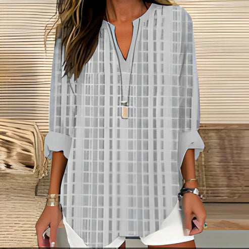 Manon | lange mouwen met v-hals