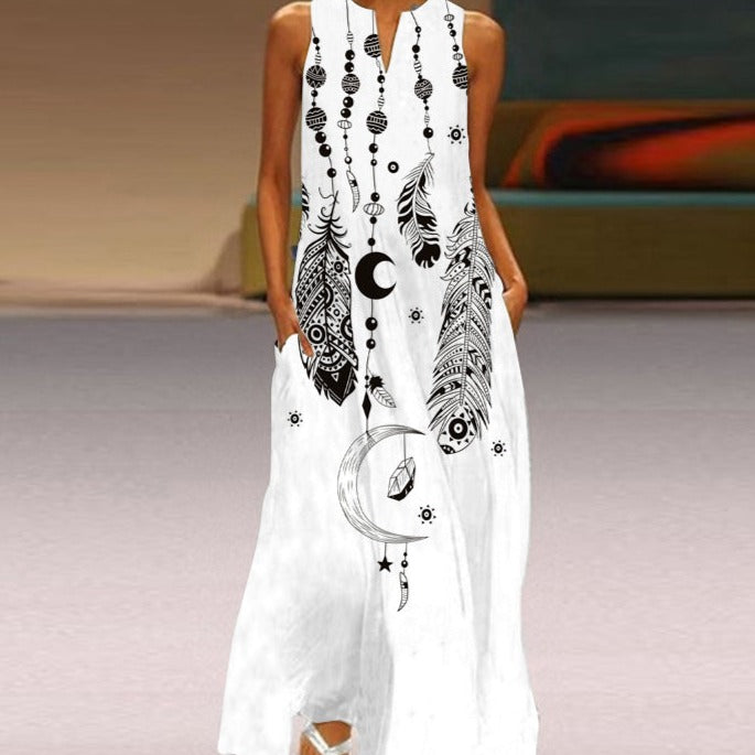 Koningin turquoise jurk