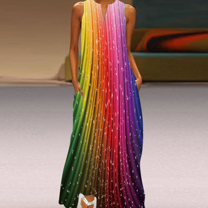 Koningin turquoise jurk