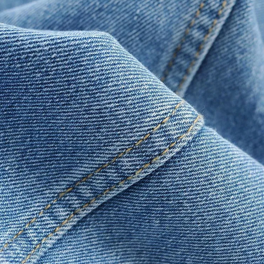 Mailani - casual denim cargobroek voor dames