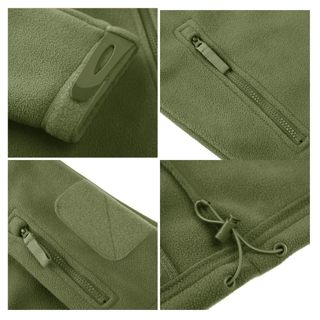 Elias - tactisch fleecejack.