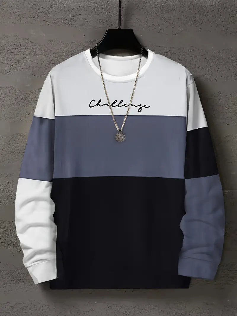 Brian – trui met kleurblokken voor heren