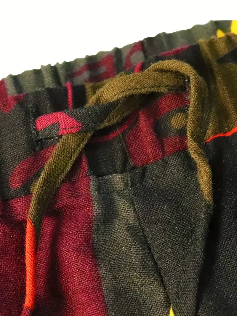 Christopher herenjoggingbroek met tribalprint