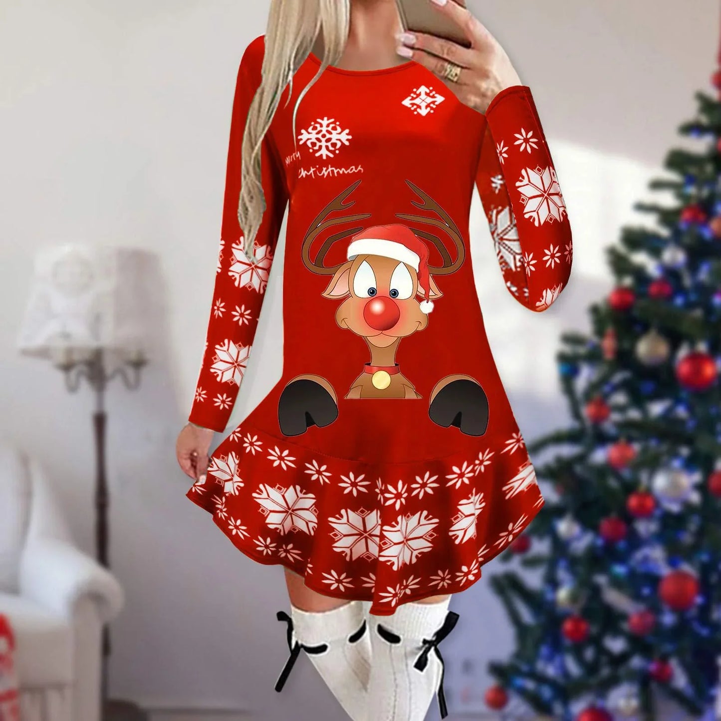 Milica - Elegante kerstjurk