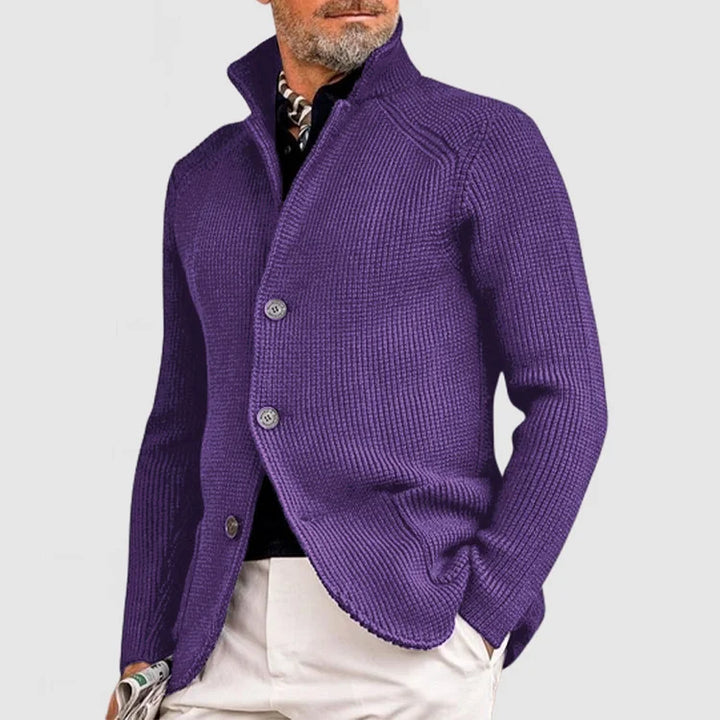 Kendu | herenjas met elegante revers en gebreide zak