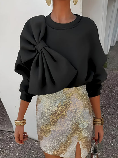 Neysha | stijlvolle sweater met grote strik