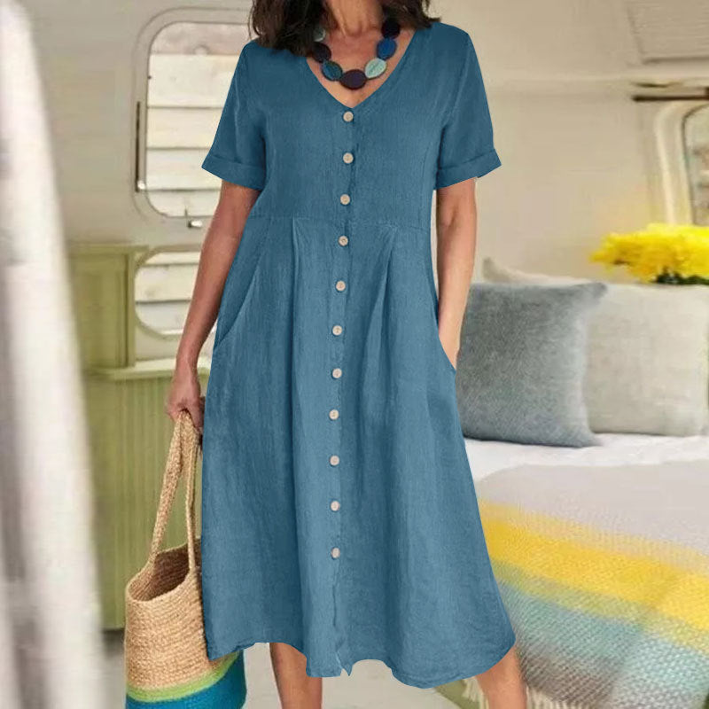 FANNY - Super mooie en zeer comfortabele jurk, perfect voor de zomer