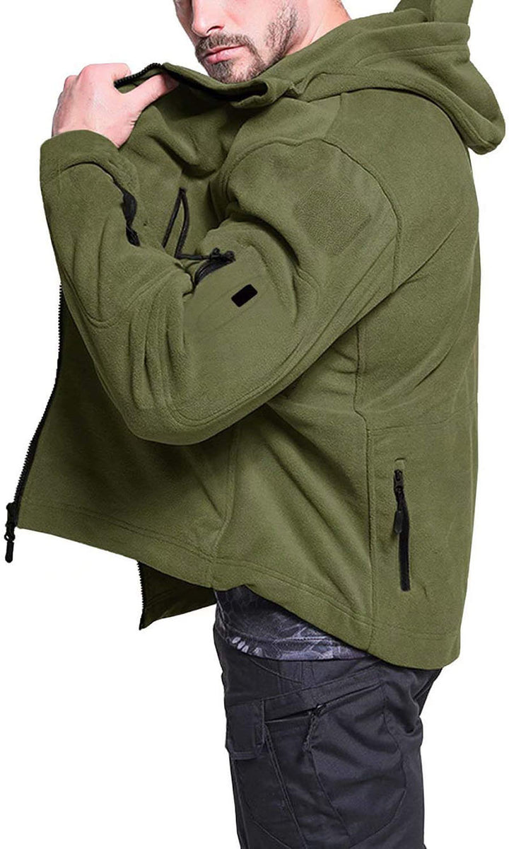 Winddichte outdoor herren fleecejacke