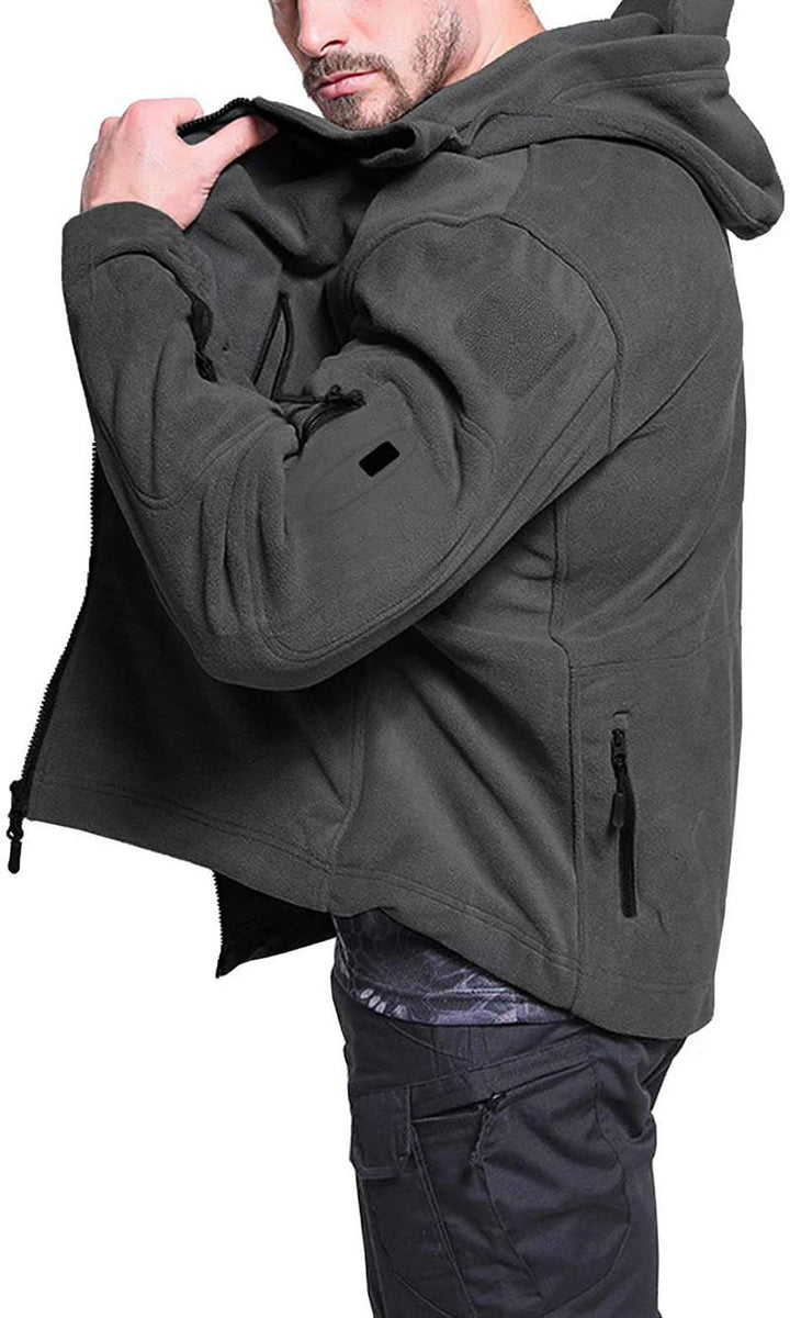Winddichte outdoor herren fleecejacke