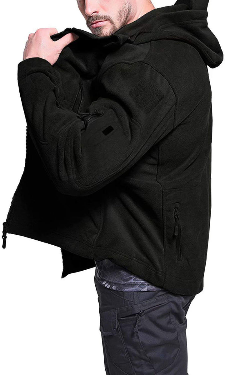 Winddichte outdoor herren fleecejacke